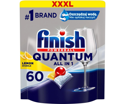 Akcesoria do zmywarek Finish FINISH Quantum 60szt All in 1 Lemon kapsułki do zmywarki